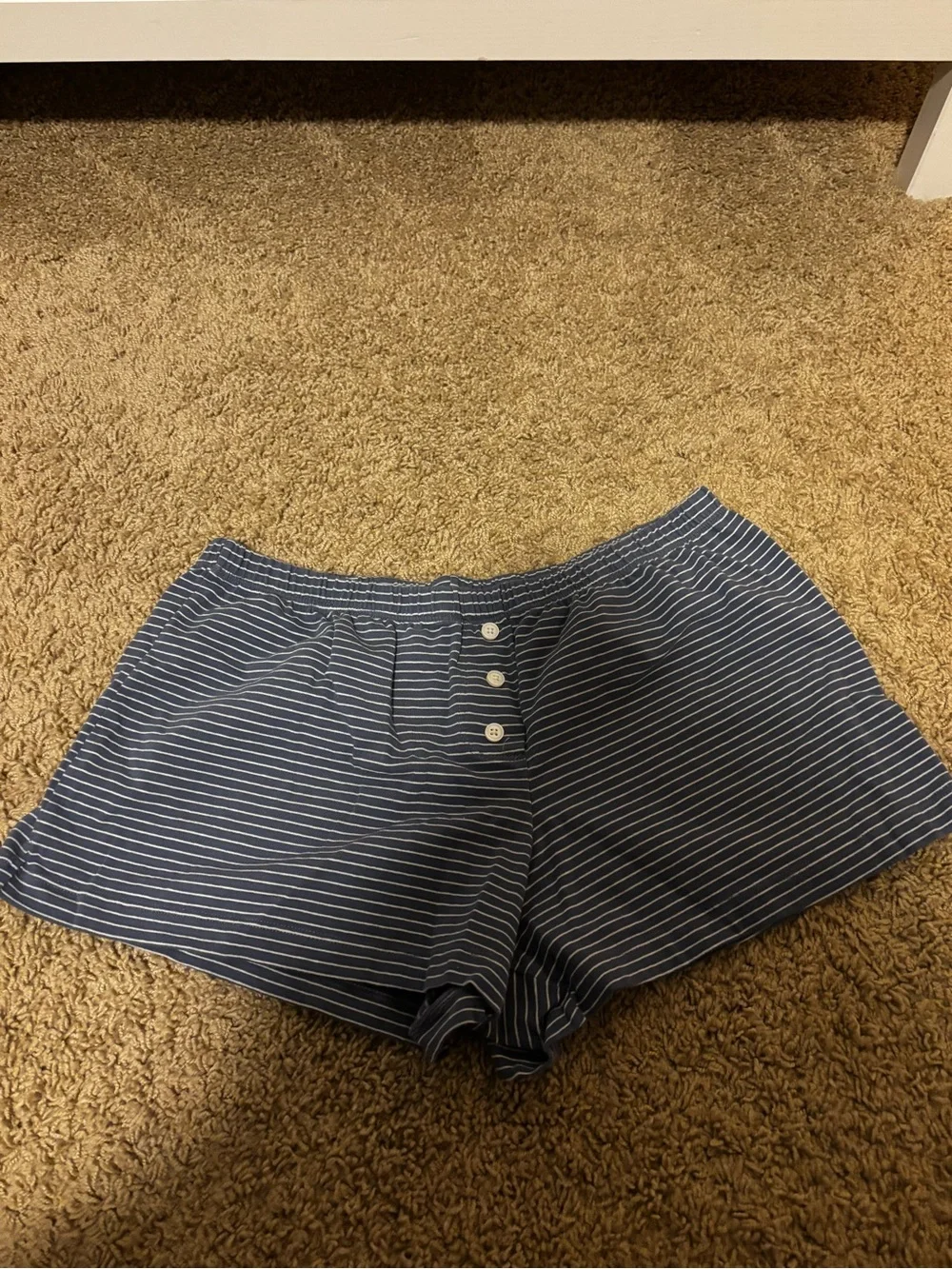 Brandy stripped pj shorts